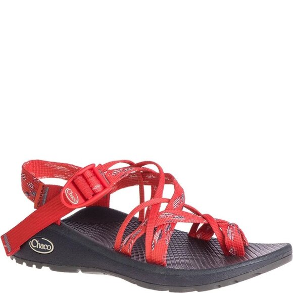 CHACO Women's Z/Cloud X2 Remix Sandals Placas Grenadine Size 7 Hiking Travel - Picture 1 of 6
